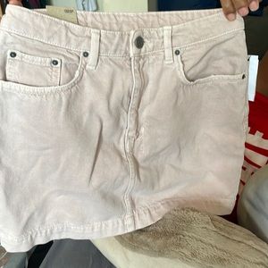 Blush Pink Ksubi Mini Skirt